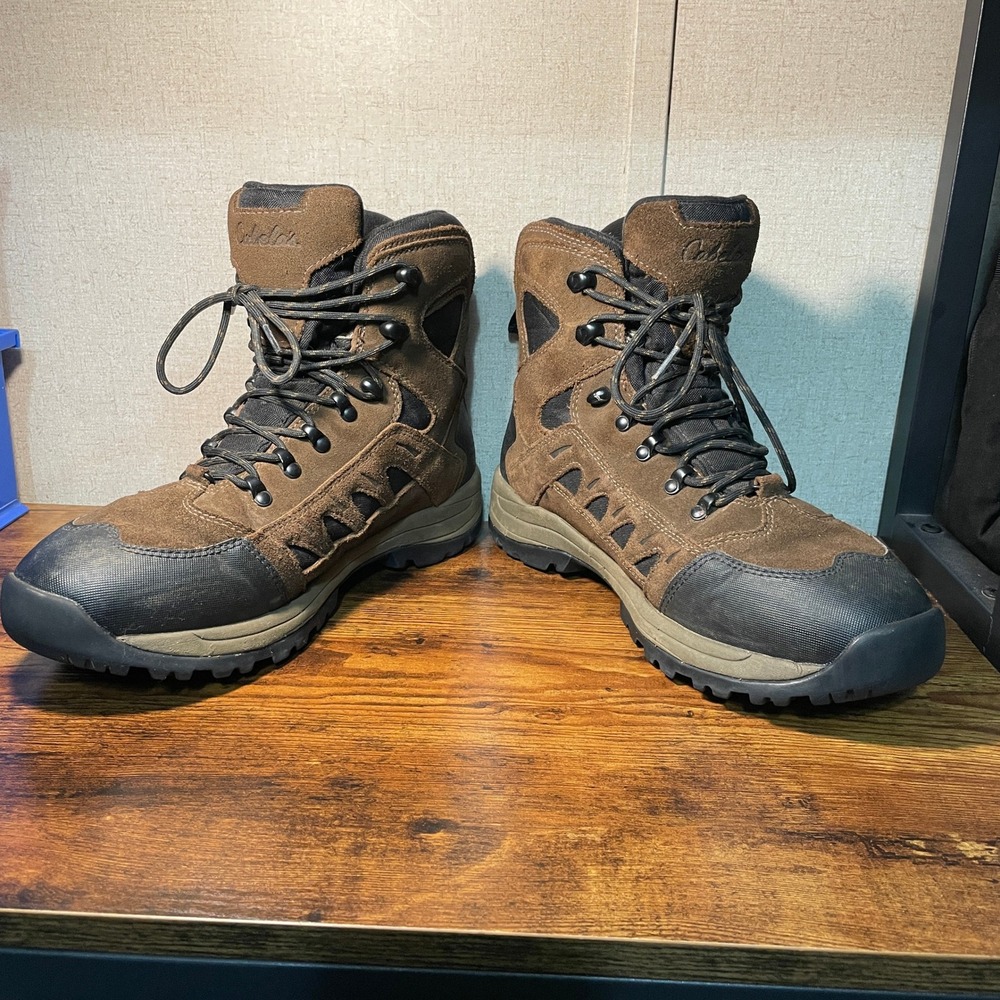 Cabelas Mens 8" Hunting Boots 400g Insulated Thinsulate WaterProof 83-0535 13D - Picture 4 of 10